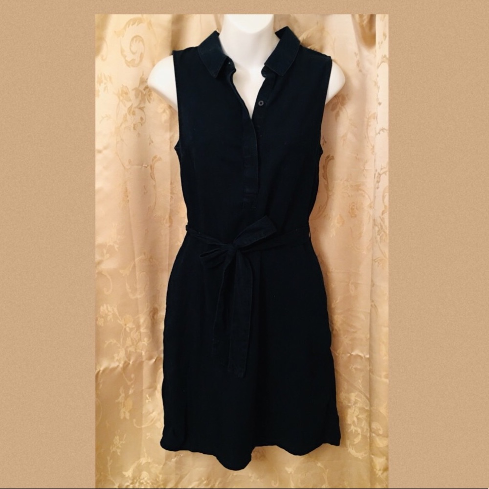 Banana Republic Sleeveless Blue Dress